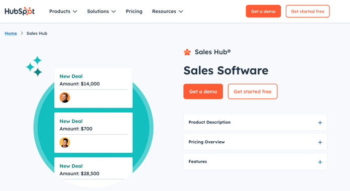 hubspot sales